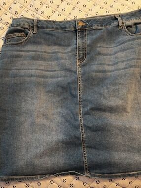 Westport Women's Skirt in Medium Denim